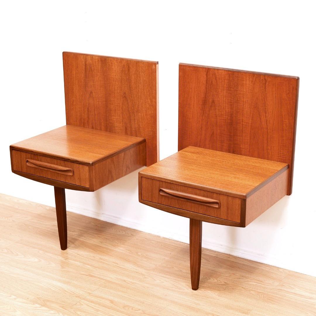 Mid Century Night Stands by VB Wilkins for G Plan In Good Condition For Sale In Los Angeles, CA