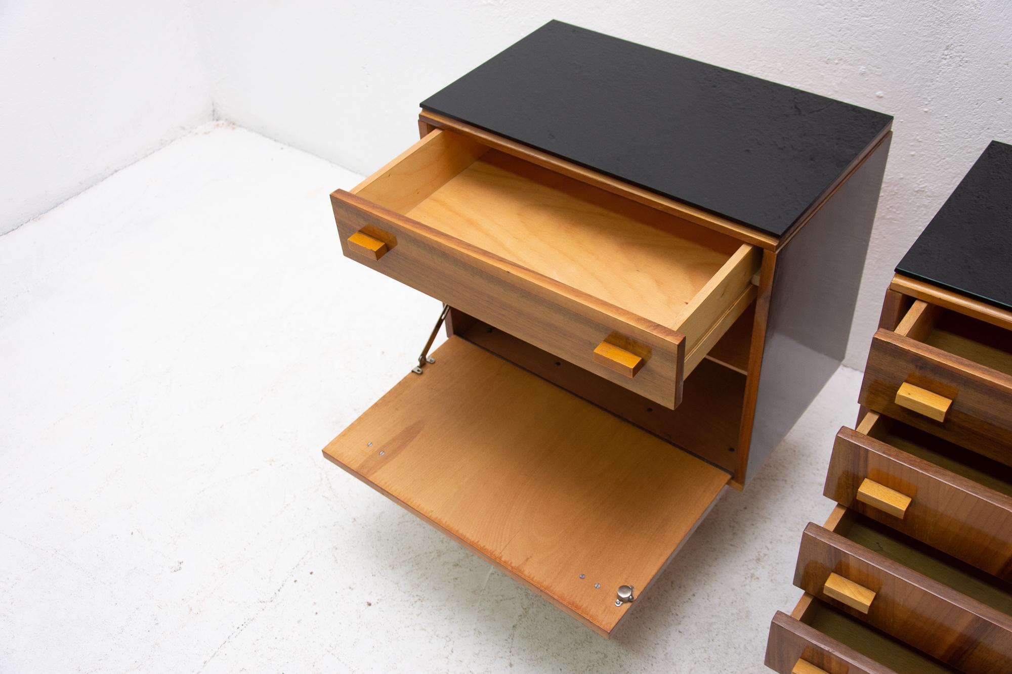 Midcentury Nightstands, Chest of Drawers by Nový Domov, 1970s, Czechoslovakia 3