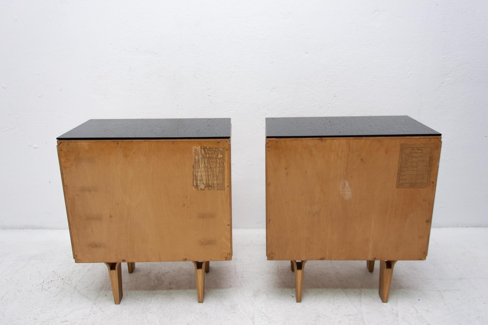 Midcentury Nightstands, Chest of Drawers by Nový Domov, 1970s, Czechoslovakia 8