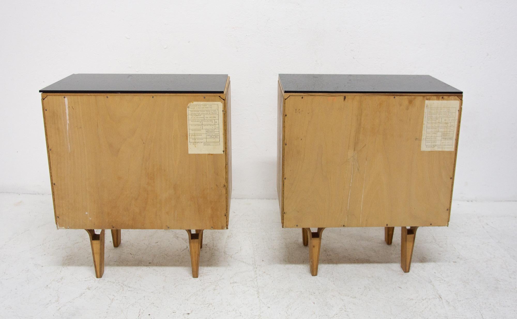 Midcentury Nightstands, Chest of Drawers by Nový Domov, 1970s, Czechoslovakia 7