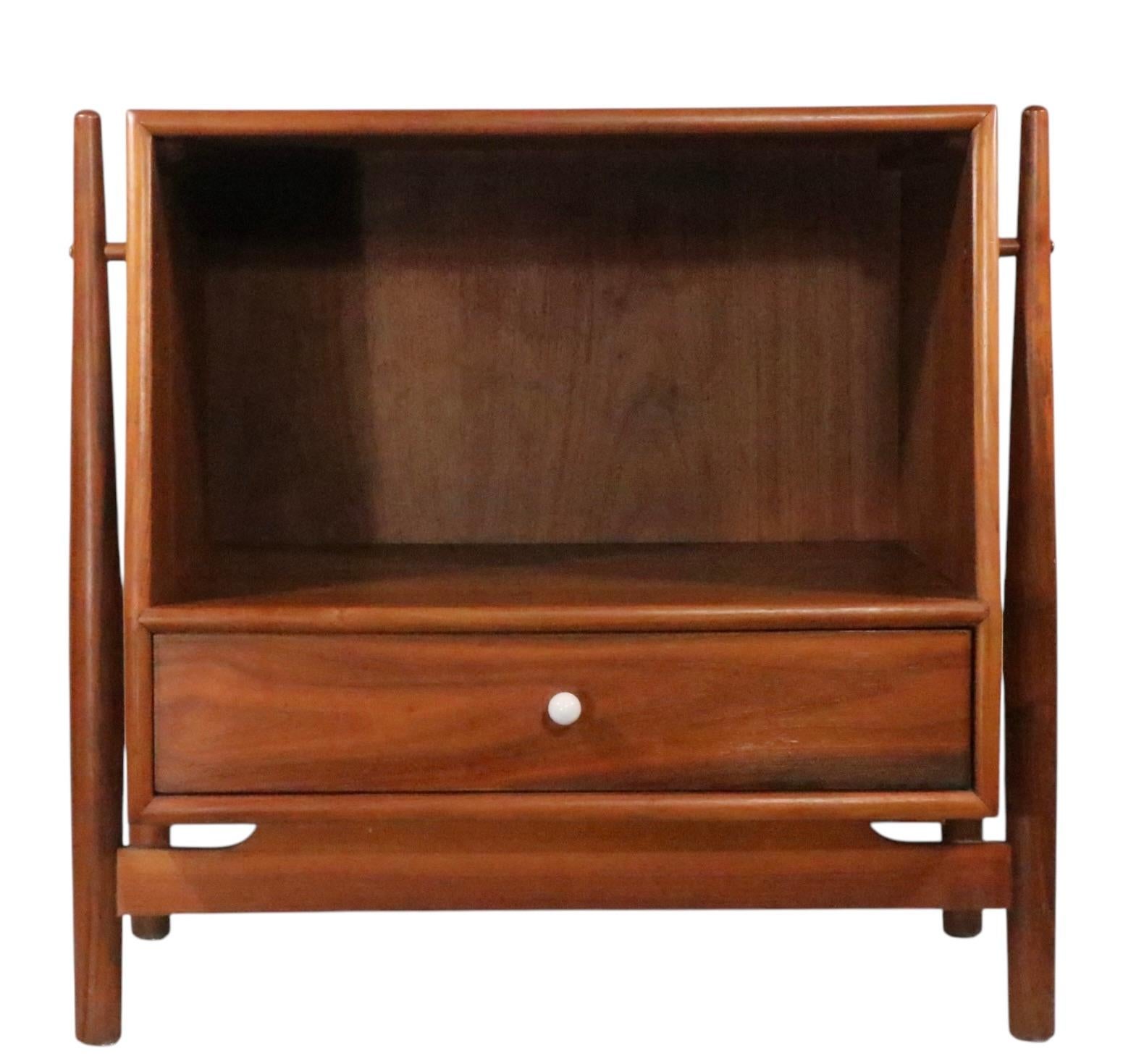 Mid Century Nightstand by Kipp Stewart for Drexel Declaration c 1950/60's For Sale 11