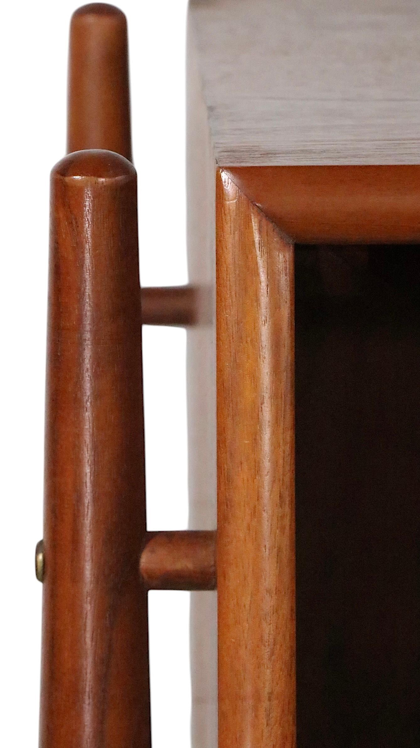 American Mid Century Nightstand by Kipp Stewart for Drexel Declaration c 1950/60's For Sale