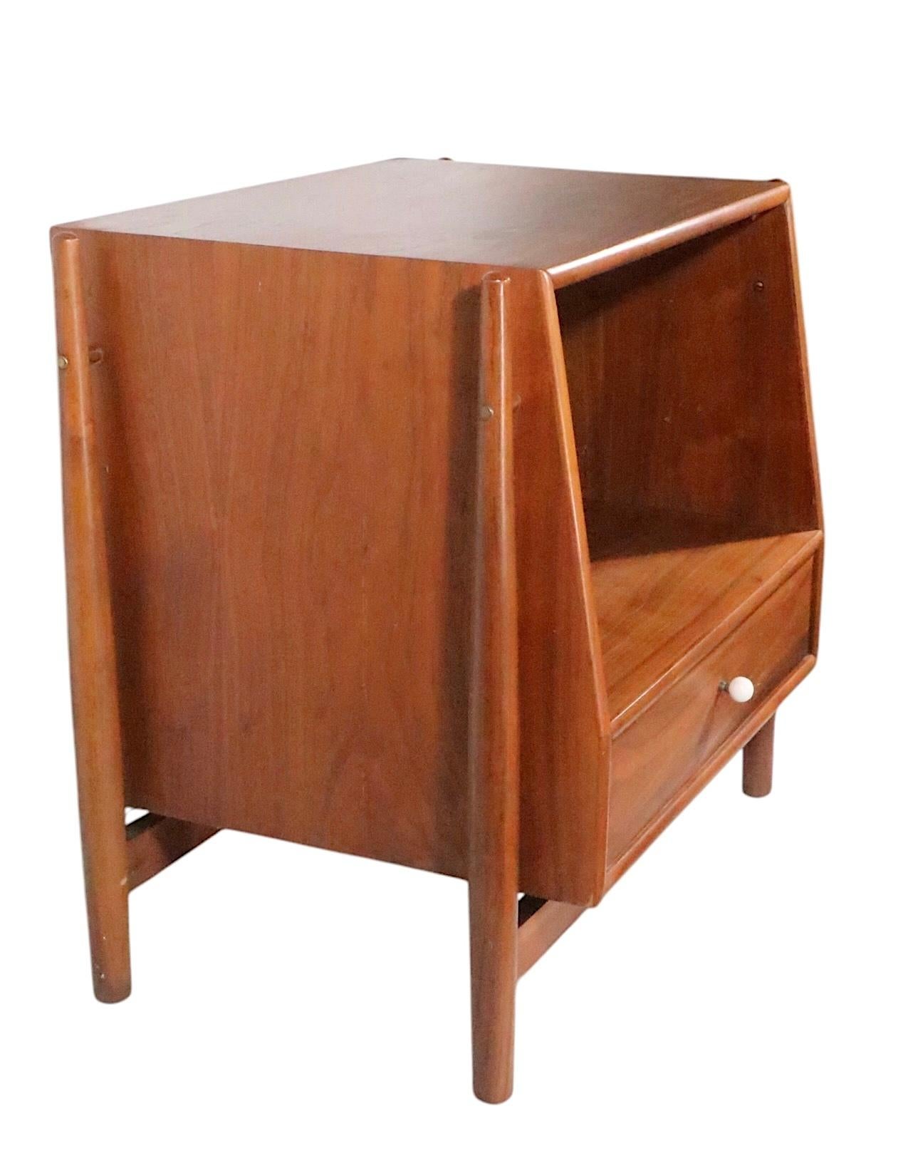 Mid Century Nightstand by Kipp Stewart for Drexel Declaration c 1950/60's For Sale 2