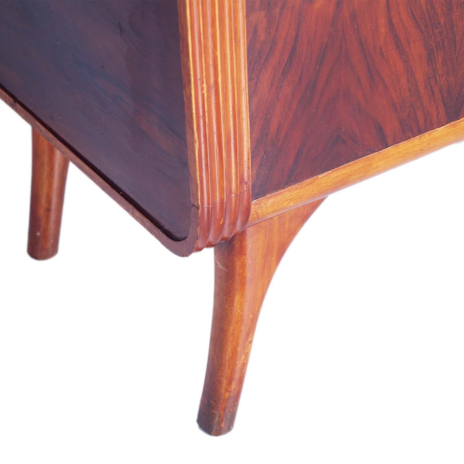 Mid-Century Modern Mid-Century Nightstand by Permanente Mobili, Paolo Buffa Designer Atributed For Sale