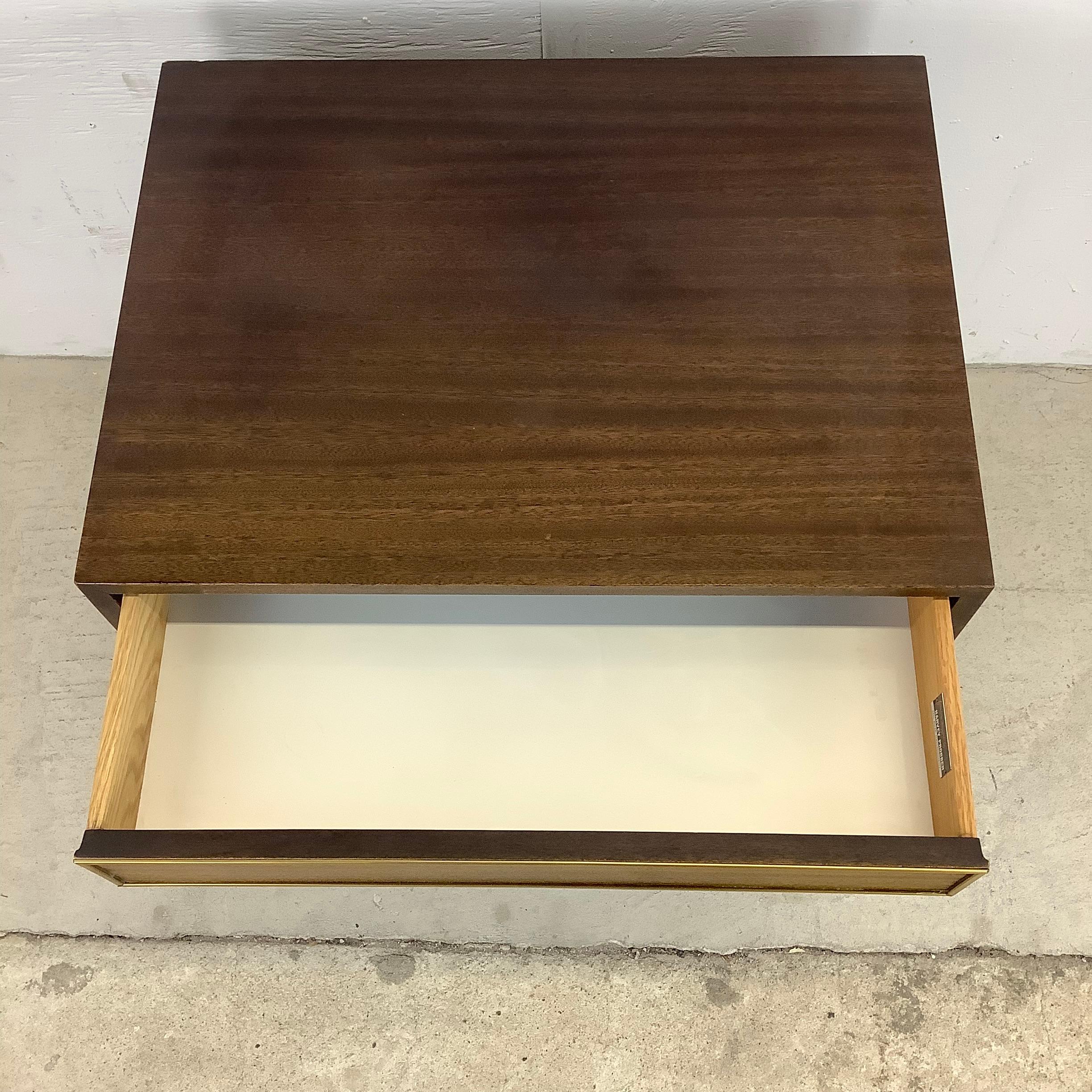 Mid-Century Nightstand & End Table by Harvey Probber, Signed For Sale 3