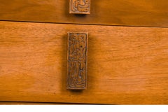 Mid-Century Nightstand Side Table Bassett Mayan