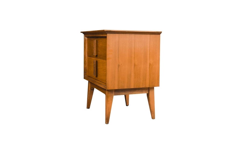 MidCentury Nightstand Side Table Bassett Mayan For Sale at 1stDibs