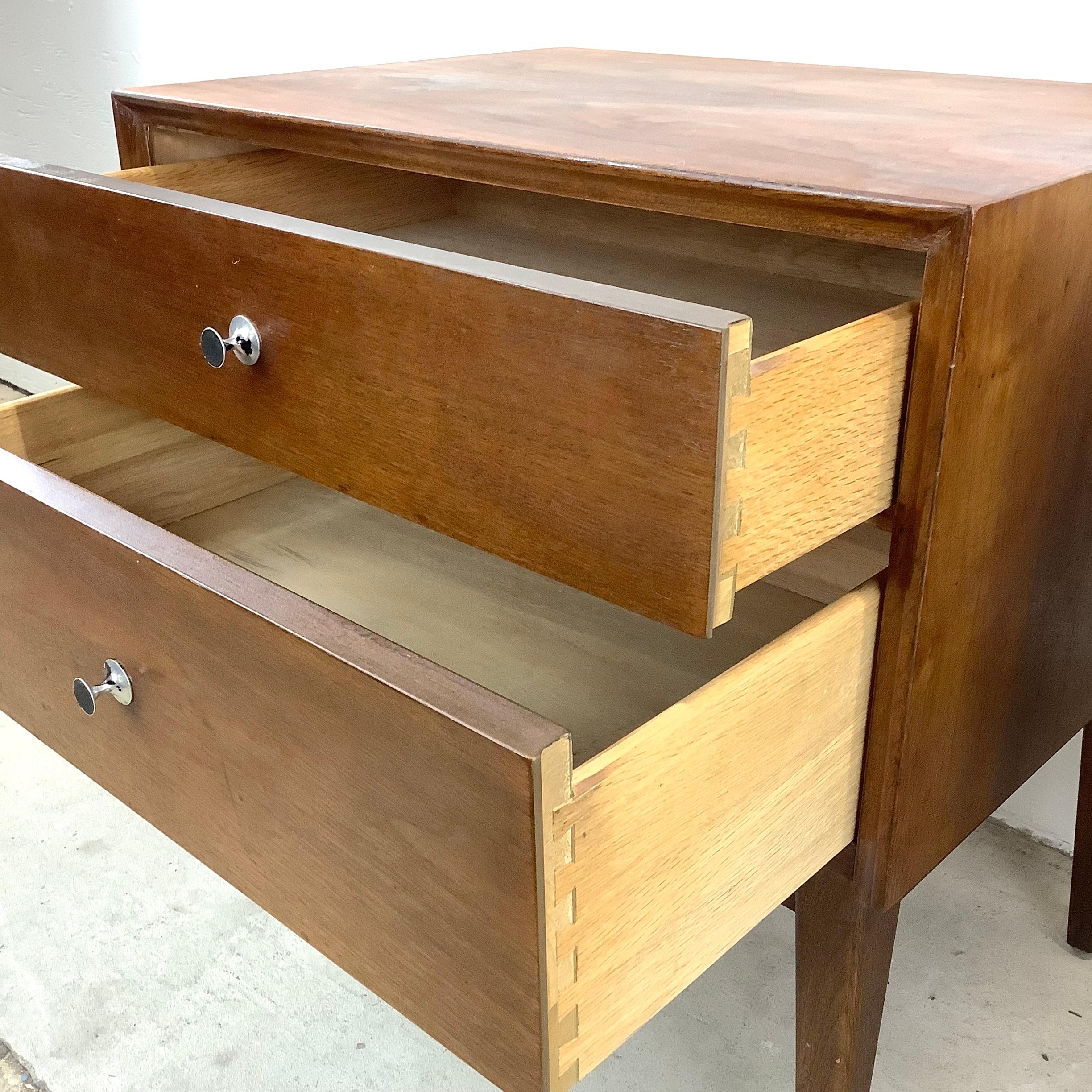 Mid-20th Century Mid-Century Nightstands by American of Martinsville- Pair