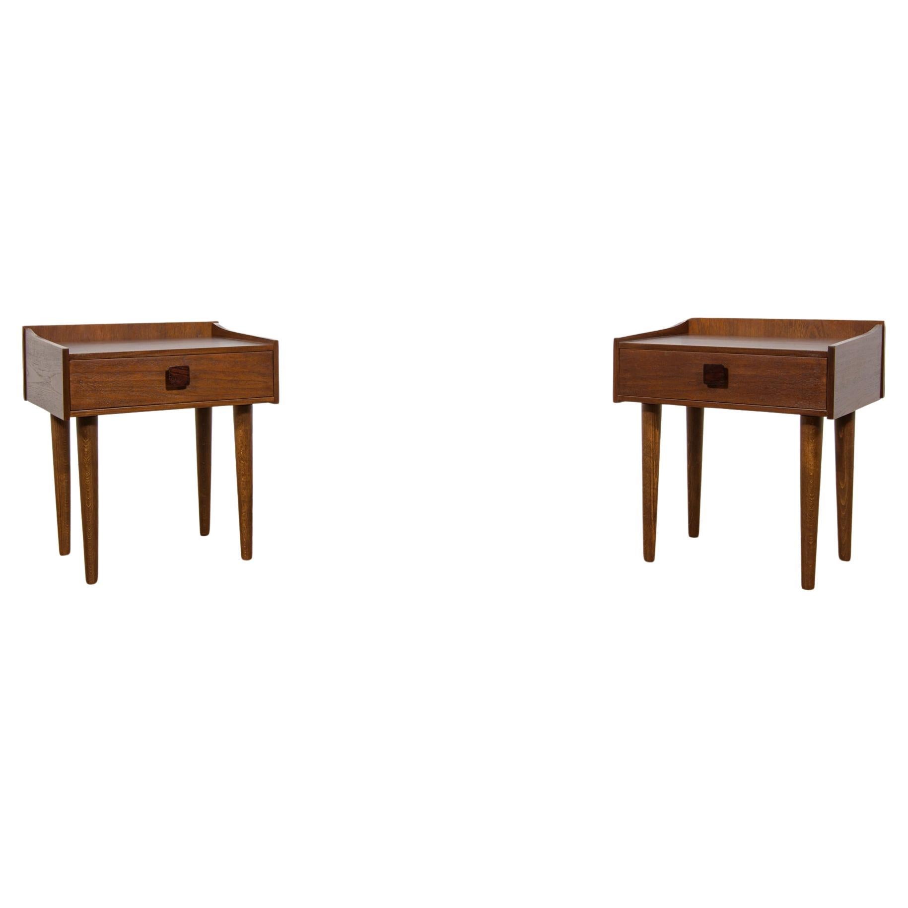Mid-Century Nightstands by Ib Kofod Larsen for G-Plan, United Knigdom, 1960s.