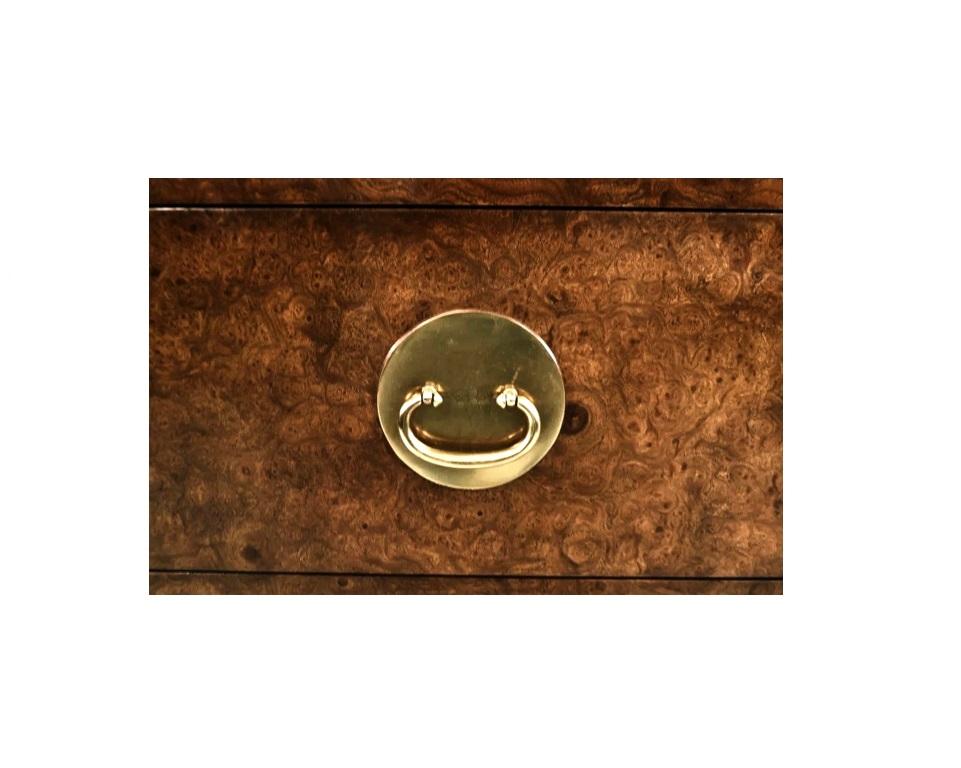 Brass Mid Century Nine-Drawer Dresser by Bernhard Rohne for Mastercraft For Sale