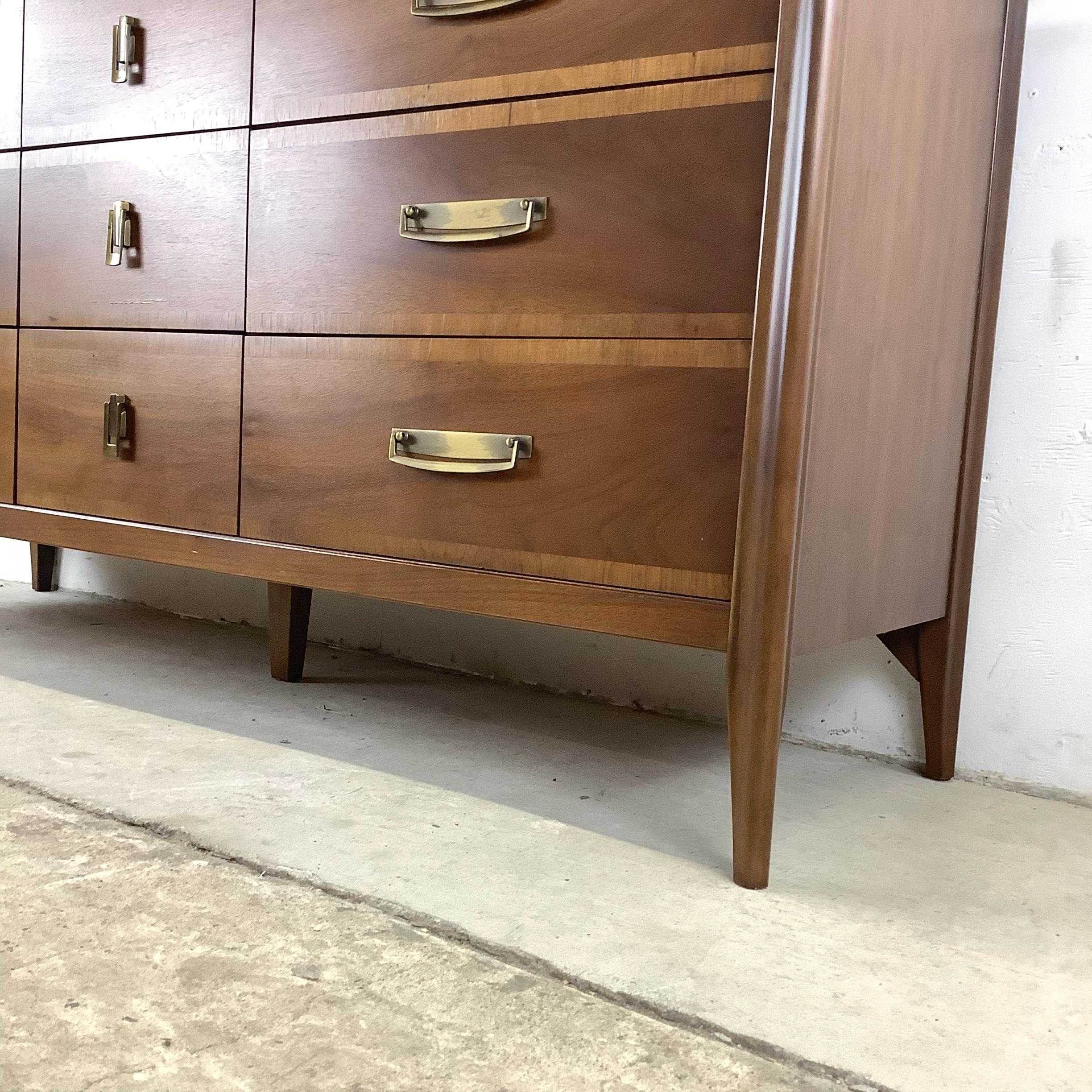 Mid-Century Nine Drawer Dresser by Stanley Furniture 2