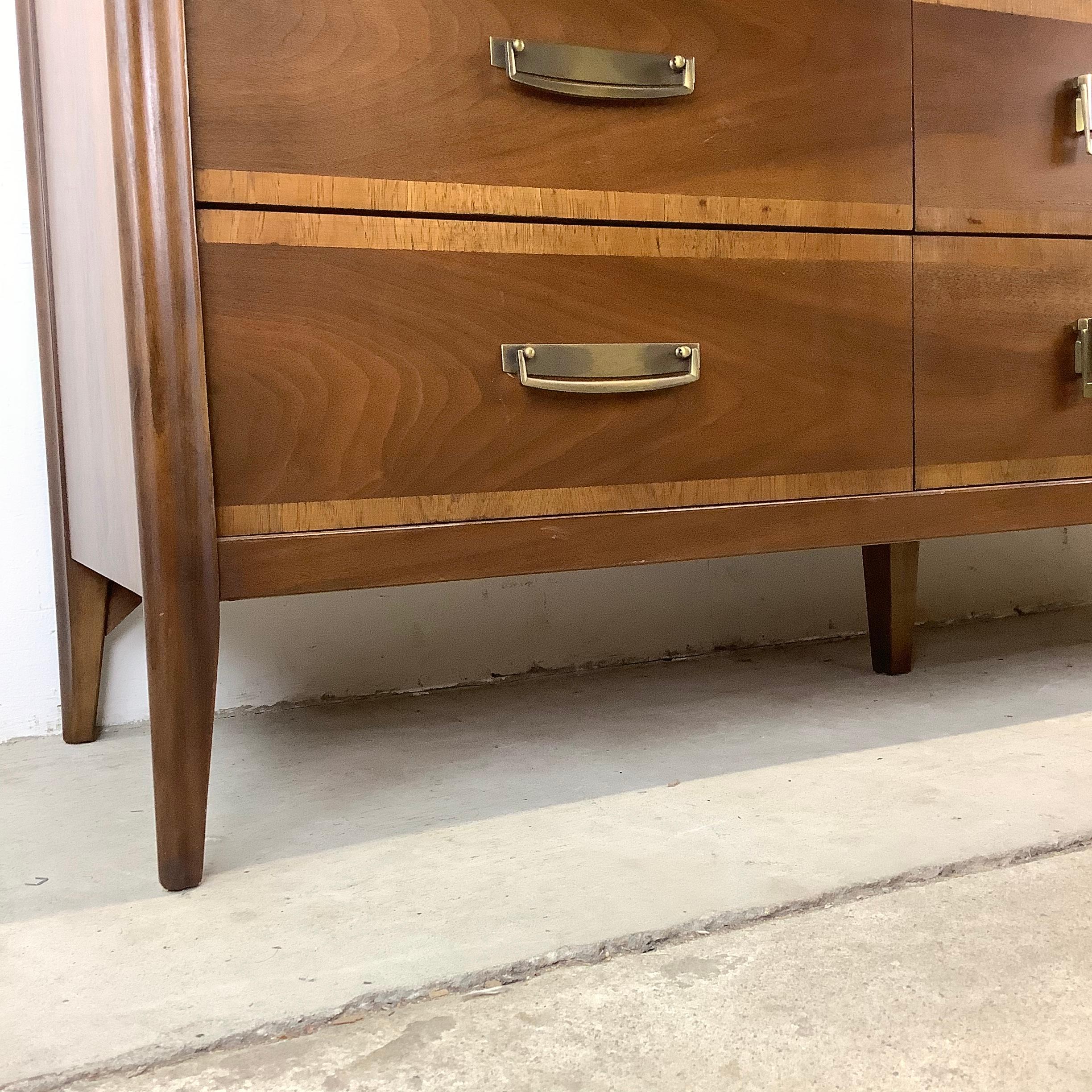 Mid-Century Nine Drawer Dresser by Stanley Furniture 1