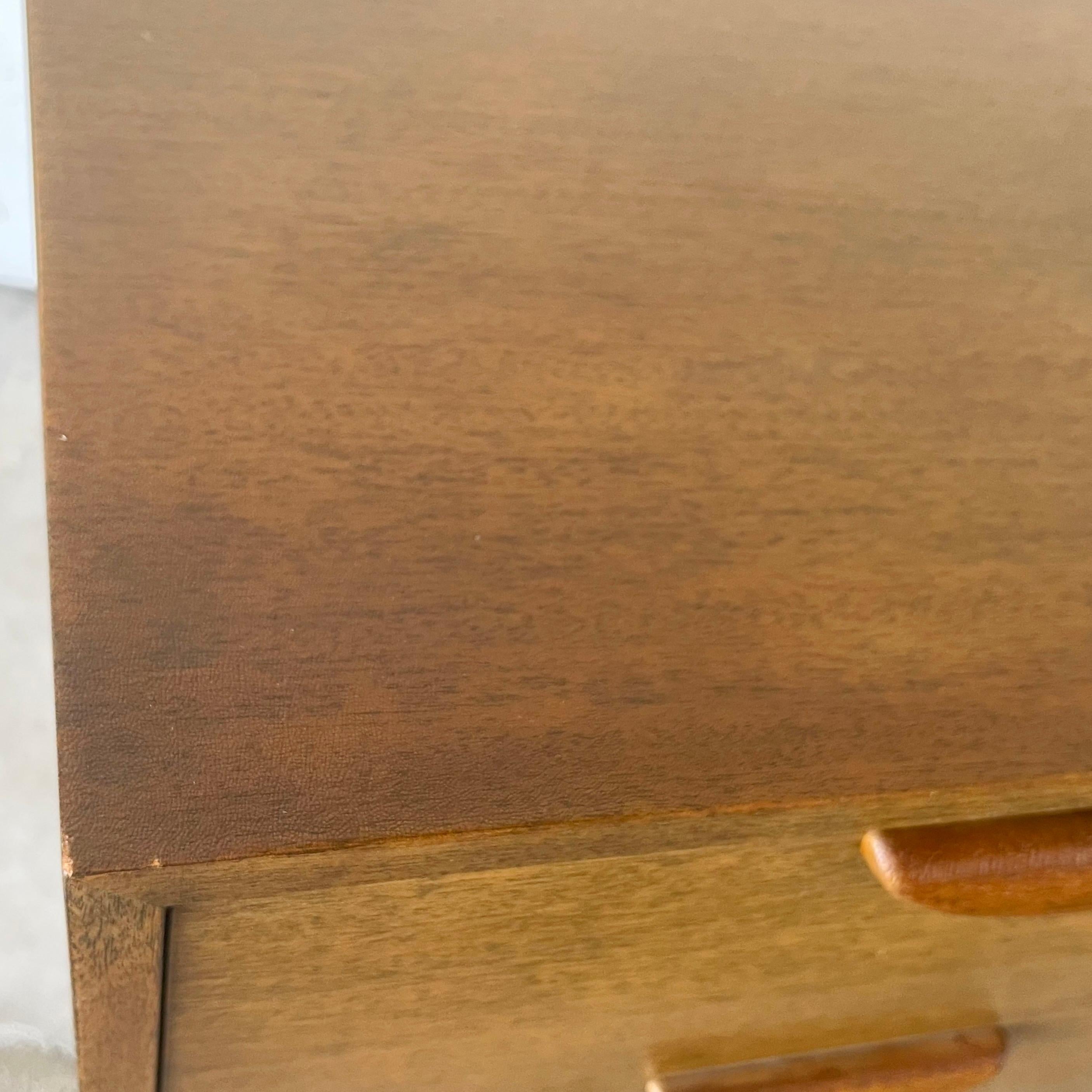 Mid-Century Nine Drawer Dresser signed Harvey Probber For Sale 6