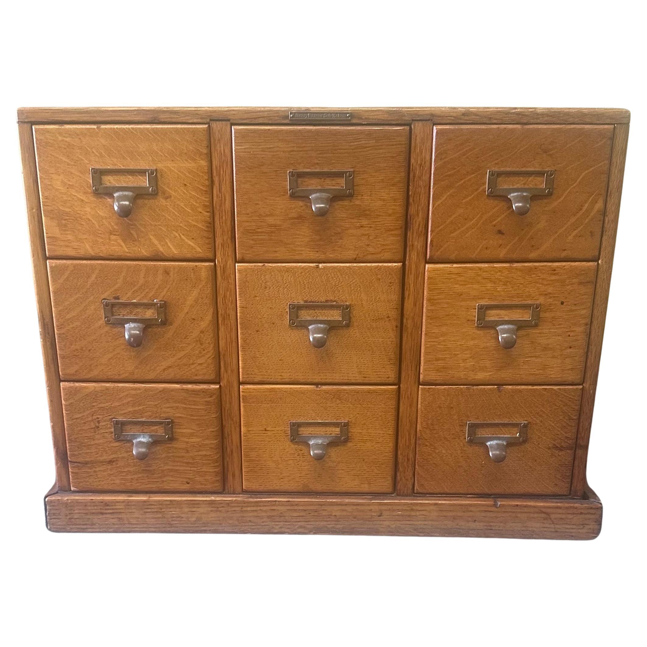 library cabinet with drawers