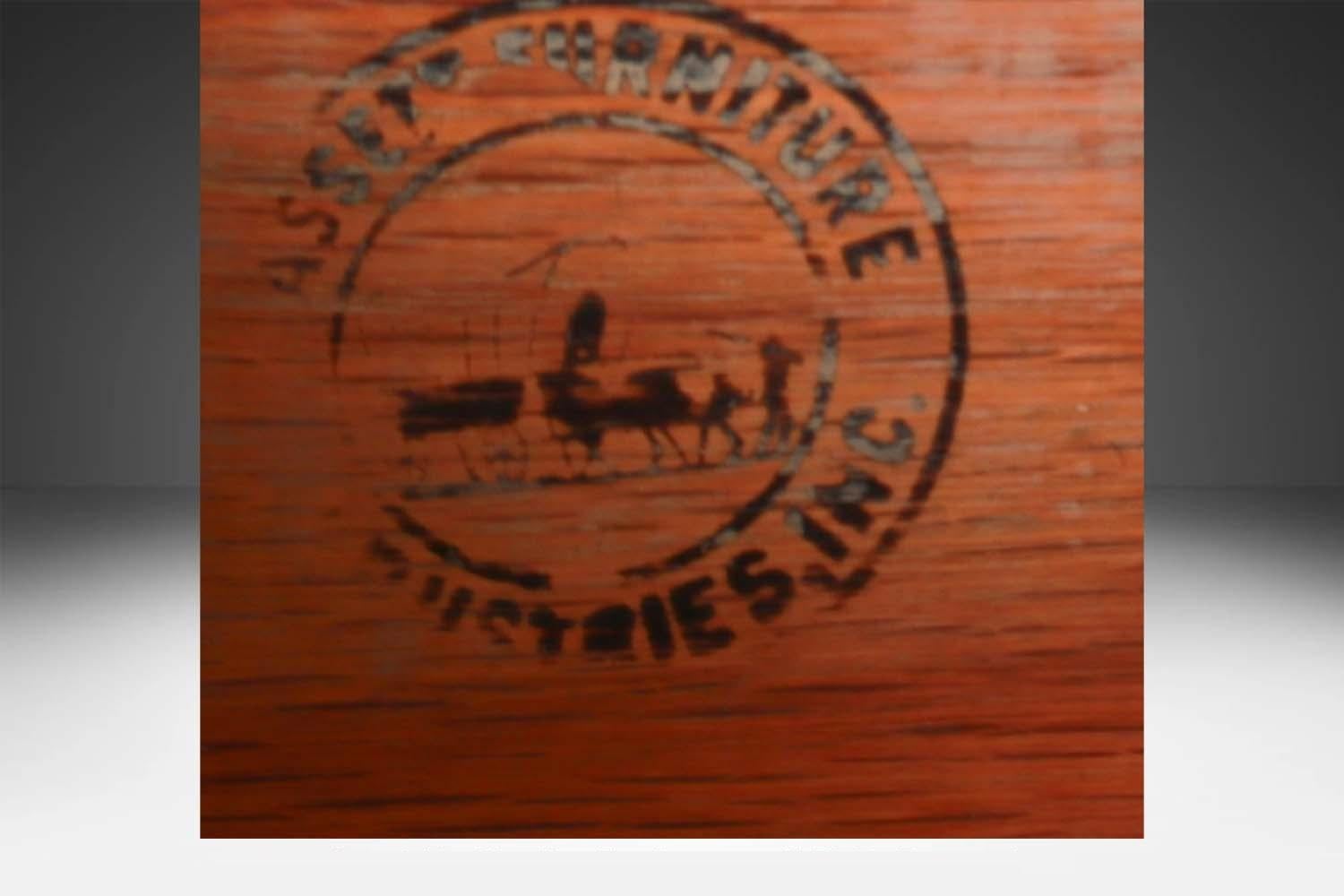 American Mid-Century Nine Drawer Modern Dresser For Sale