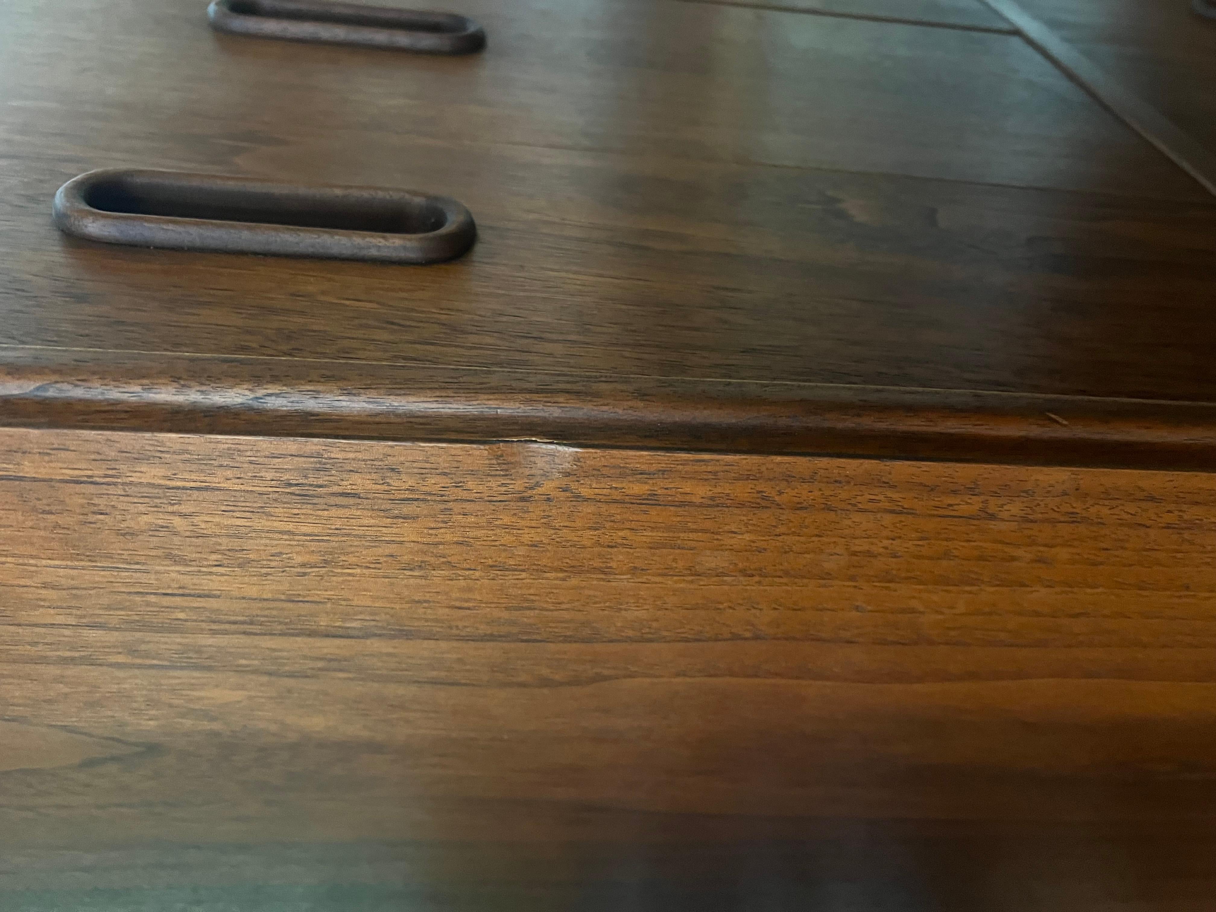 Mid-Century Nine-Drawer Teak Dresser 3