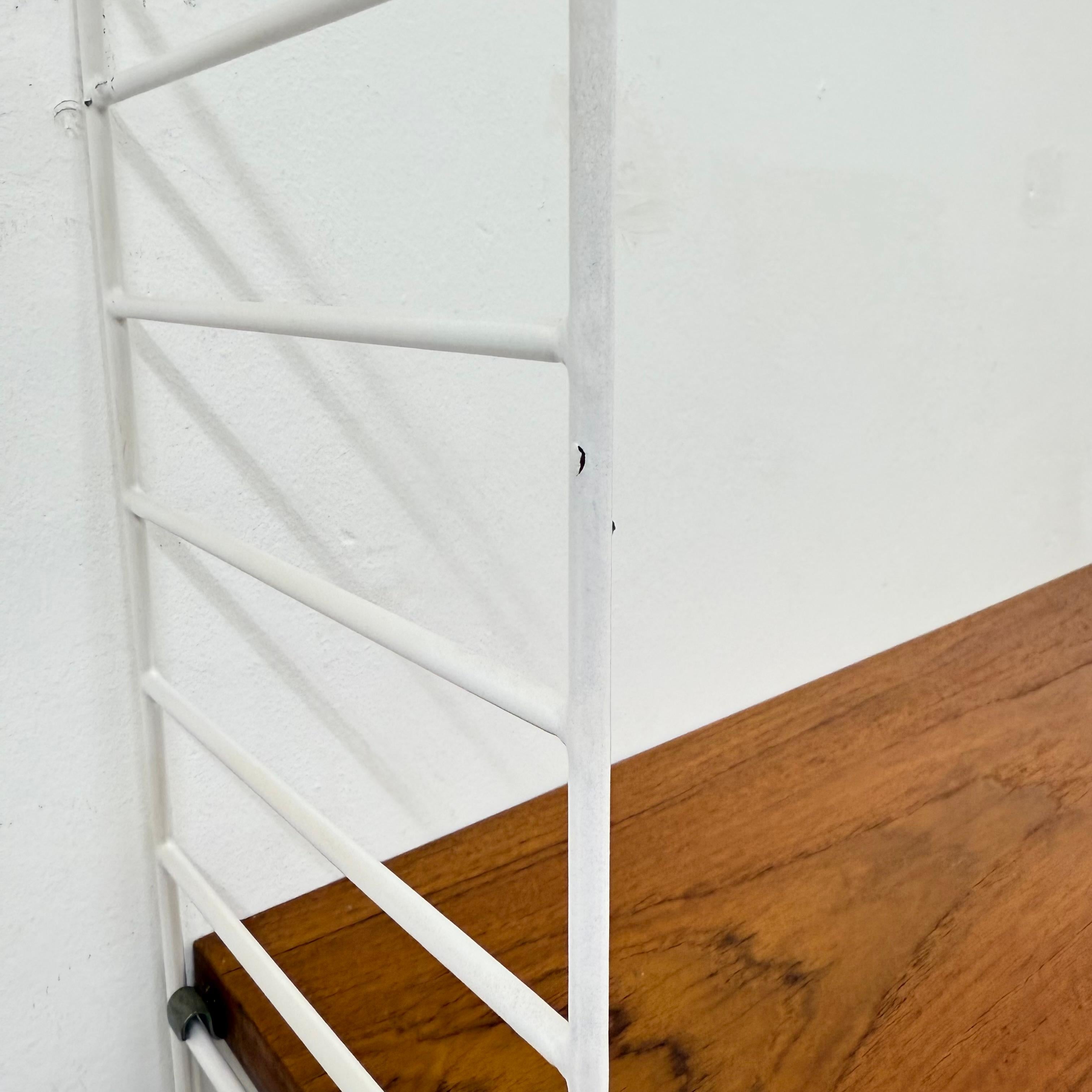 Mid-Century Nisse Strinning string design teak wall unit , 1960s For Sale 12