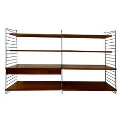 Mid-Century Nisse Strinning string design wall unit , 1960s