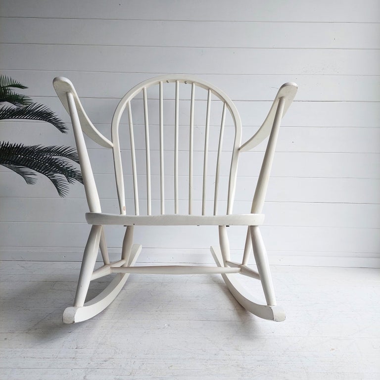 Mid Century No 470 Windsor Rocking Chair by Lucian Ercolani for Ercol