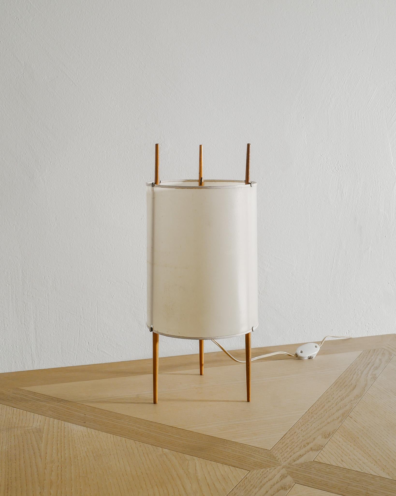 Mid-Century Modern Lampe de bureau cylindrique 