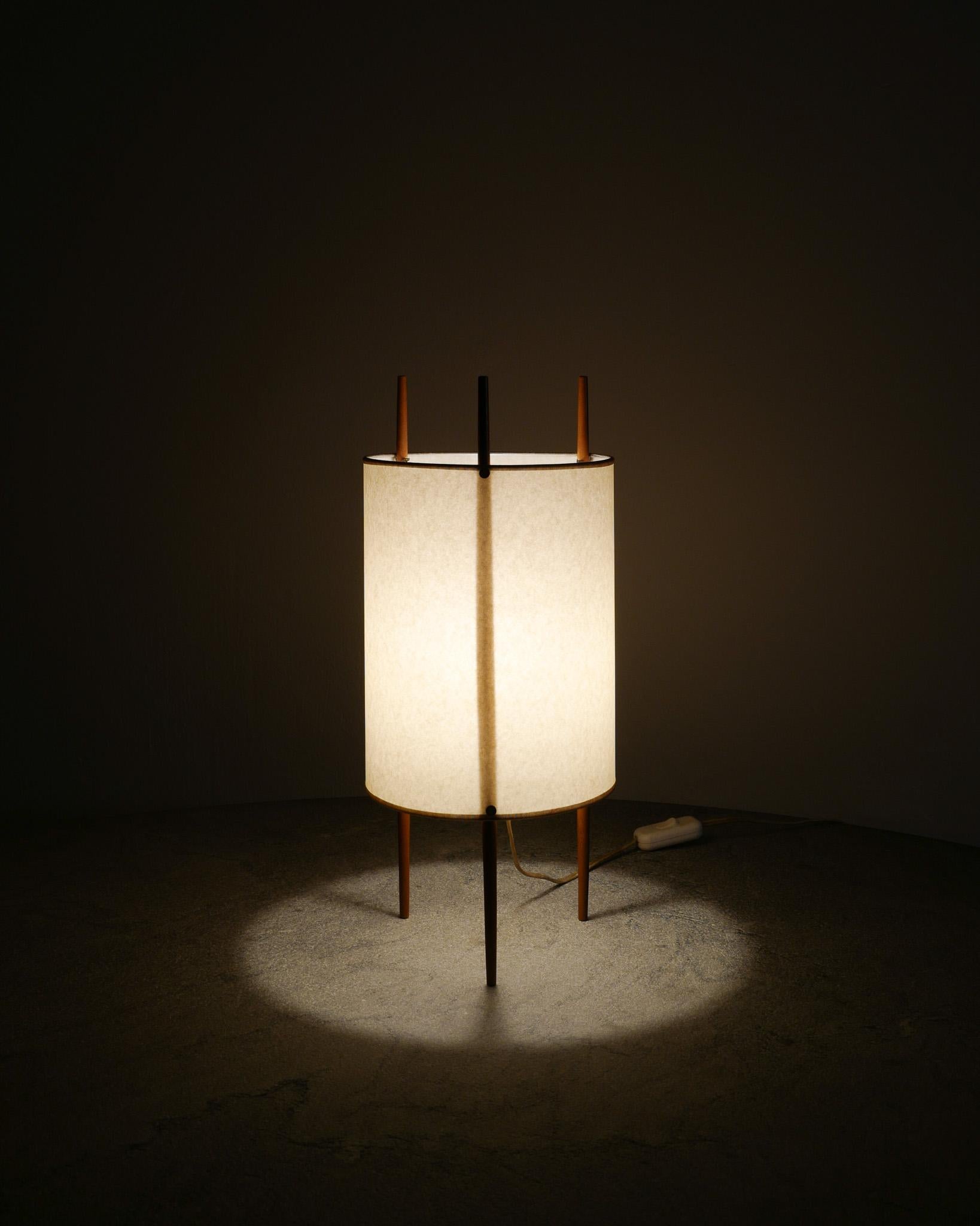 Américain Lampe de bureau cylindrique 