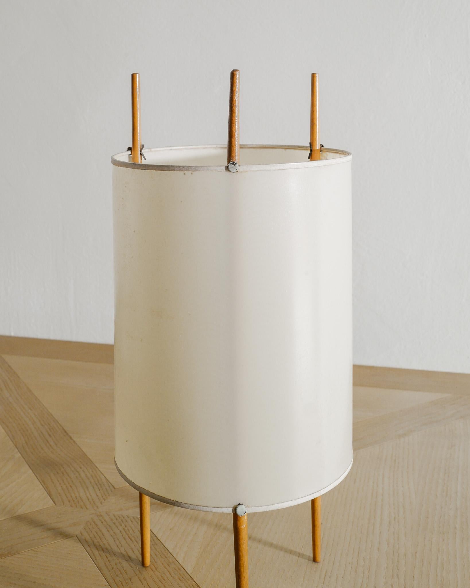 Américain Lampe de bureau cylindrique 
