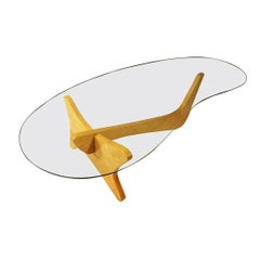 Mid-Century Noguchi Style Biomorphic "Airplane" Coffee Table