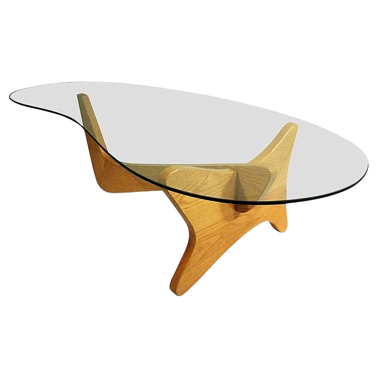 Biomorpher Couchtisch „Airplane“ im Noguchi-Stil aus der Mitte des Jahrhunderts