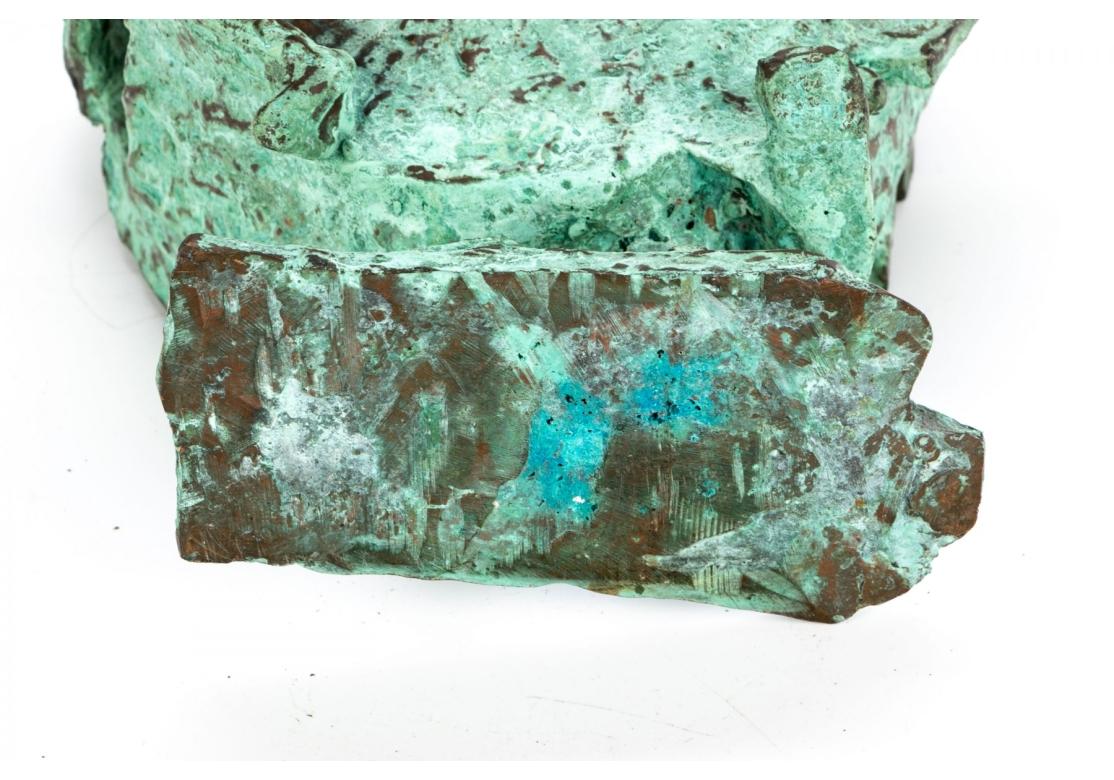 Norma Flanagan Brutalist Bronze Eule Skulptur Mitte des Jahrhunderts im Angebot 2