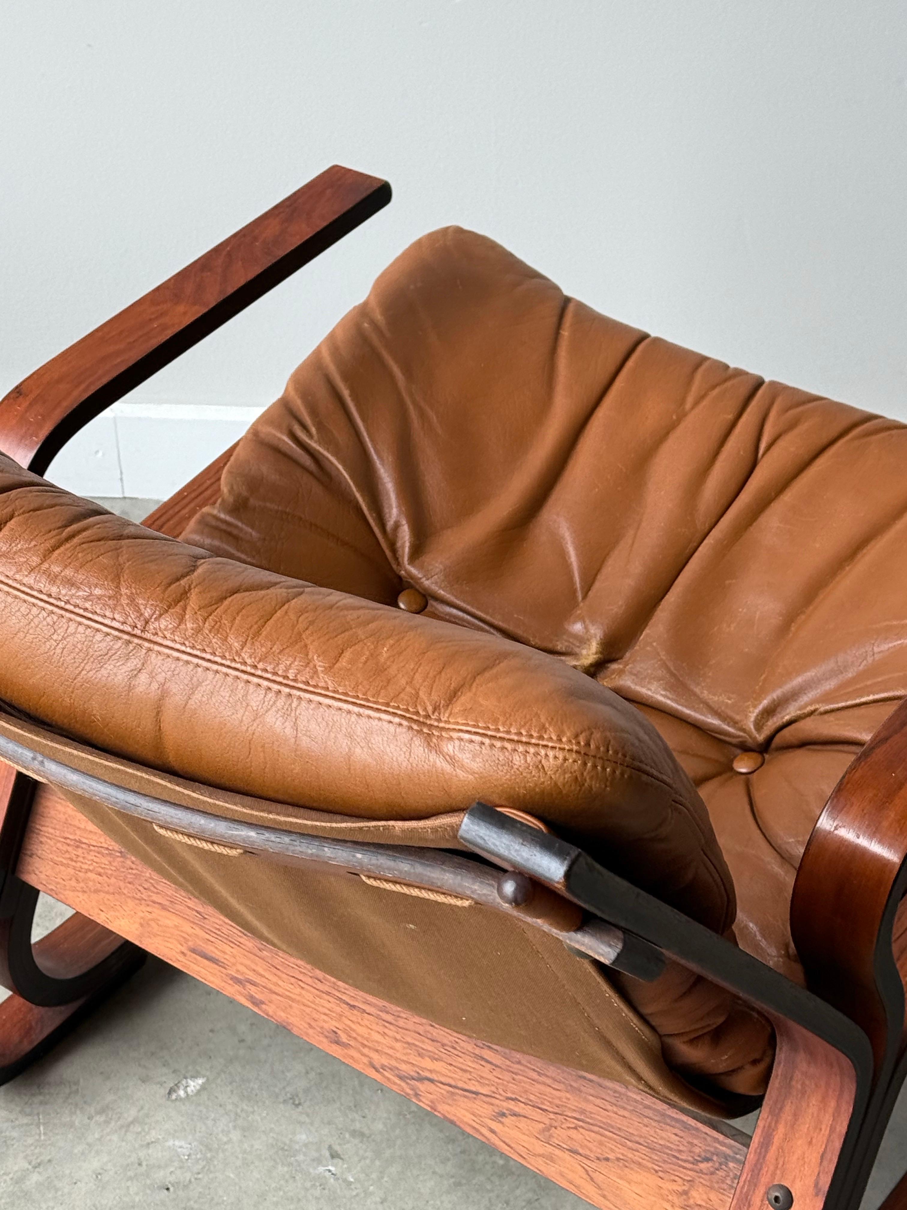 Mid-Century Modern Mid-Century Norwegian Armchair by Oddvin Rykken for Rybo and Co.