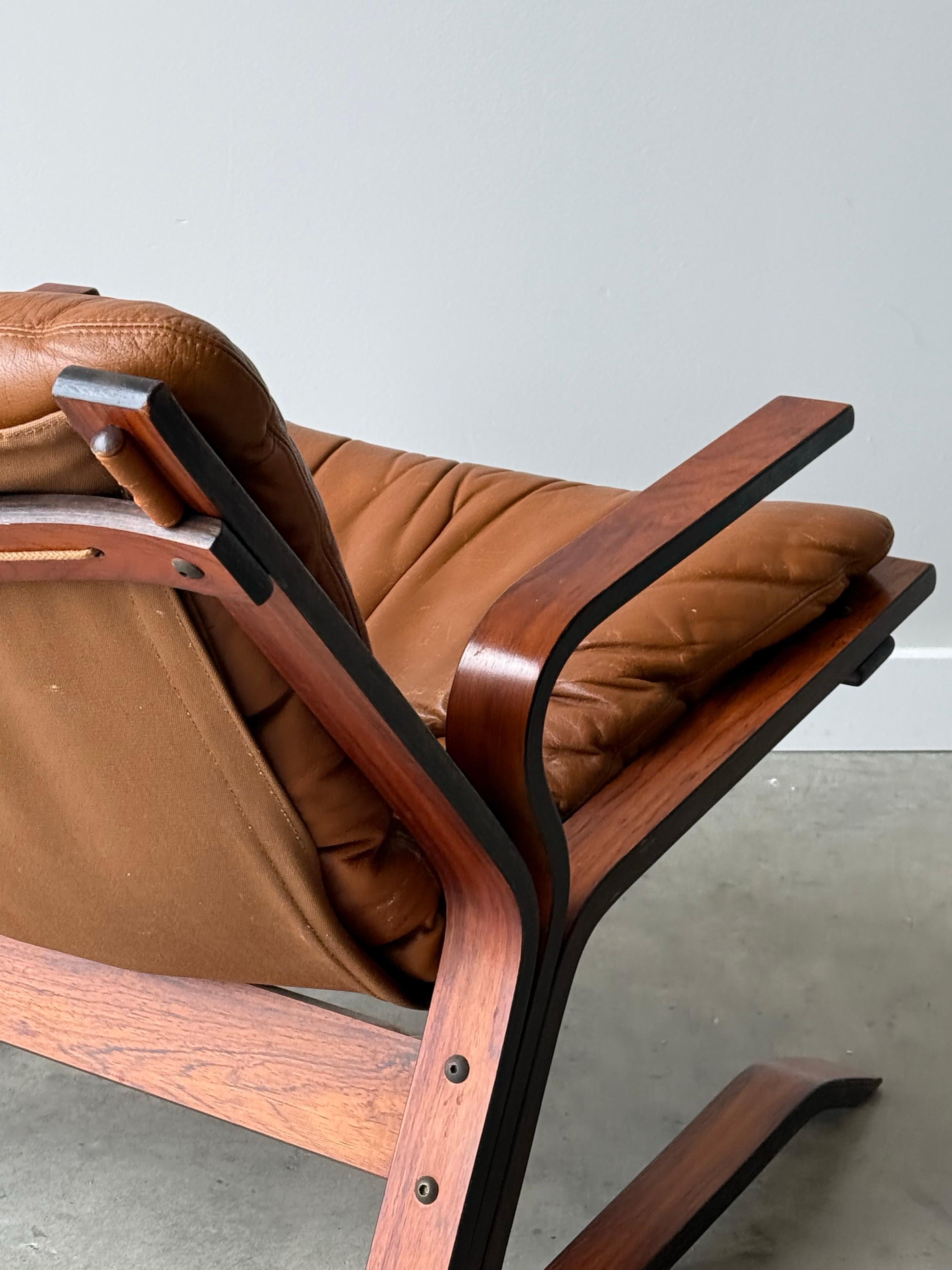 Mid-20th Century Mid-Century Norwegian Armchair by Oddvin Rykken for Rybo and Co.