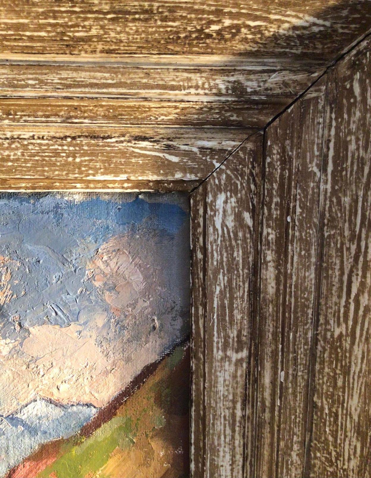 Canvas Mid c20th Norwegian Landscape oil painting by Swedish artist Nordencreutz