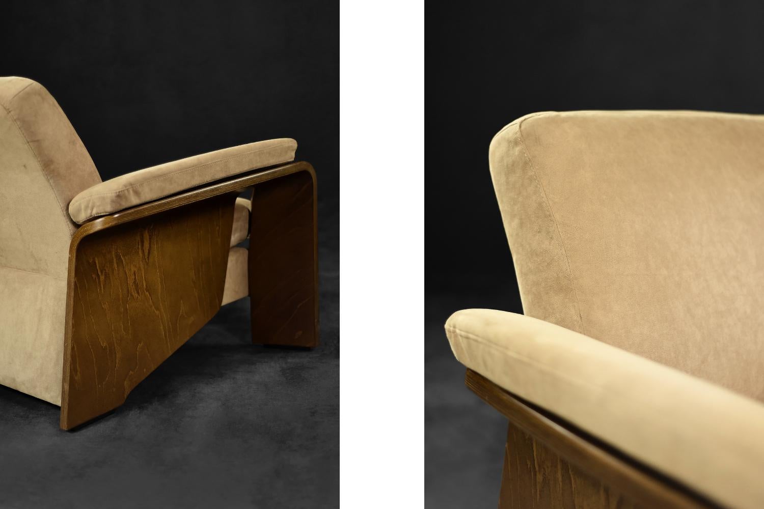 Norwegische Mid-Century Modern 2-Sitzer Sofa Stressless Pegasus Low Back Loveseat im Angebot 5