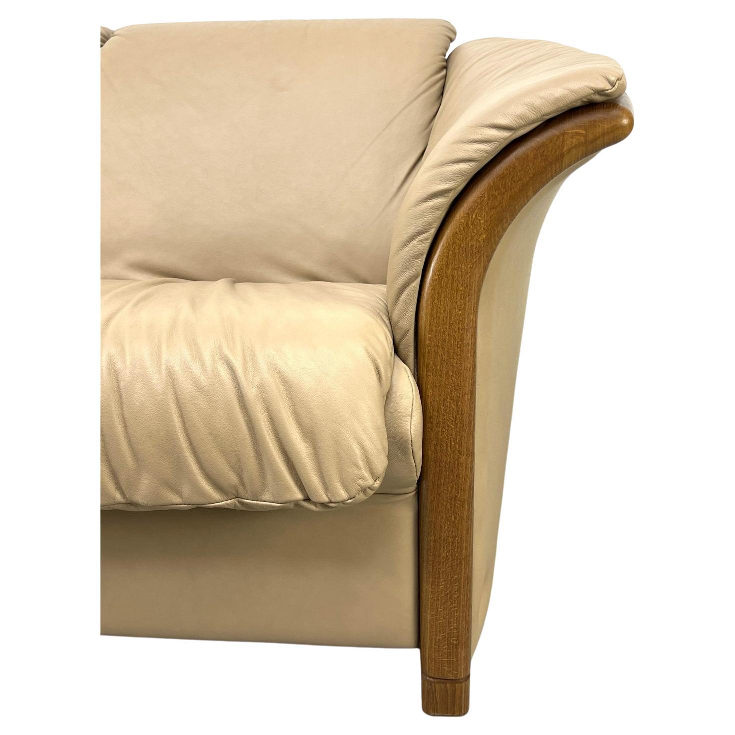 ekornes leather sofa