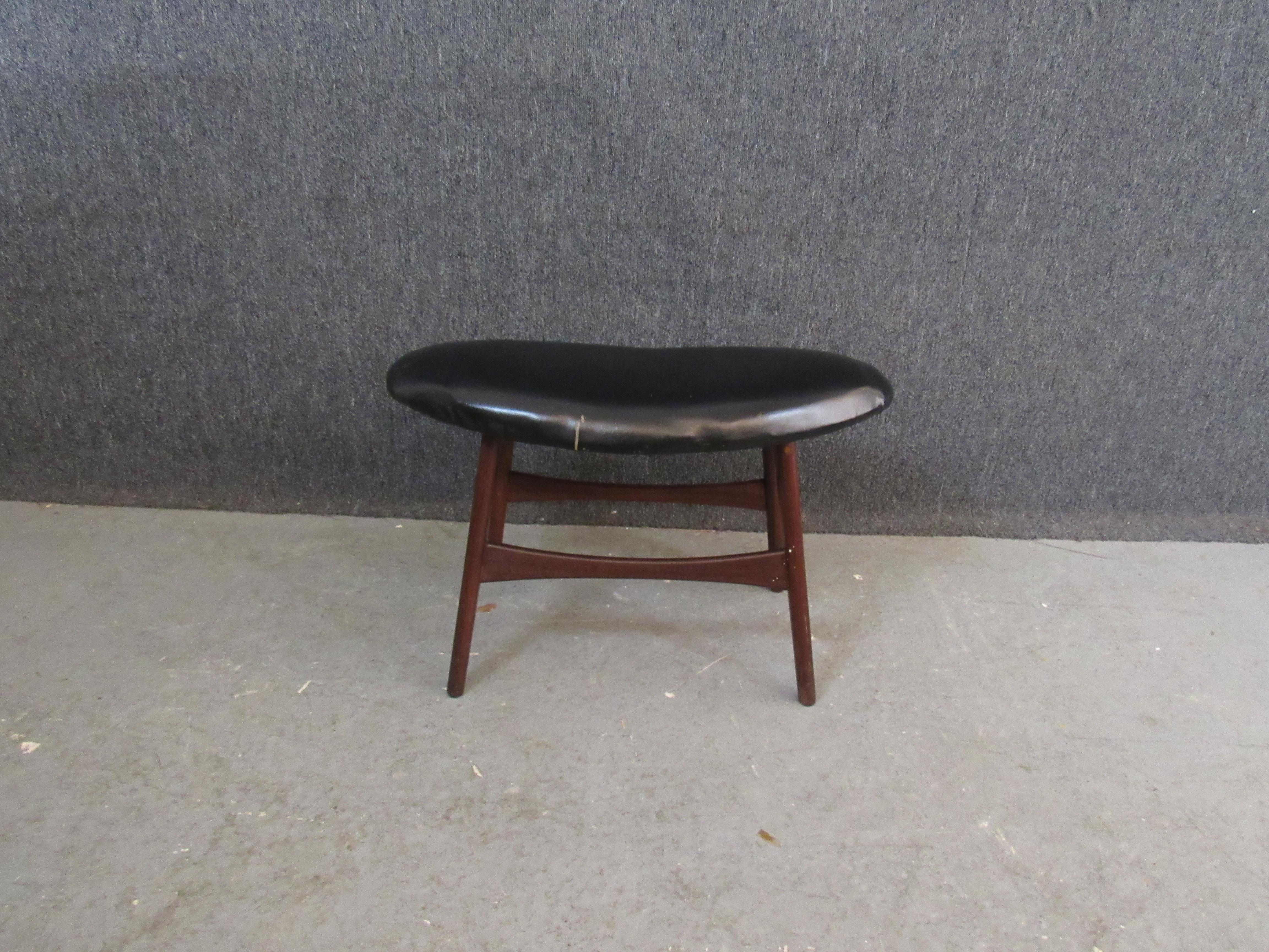 Joinery Mid-Century Norwegian Ottoman by Westnofa For Sale