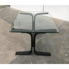 Mid-Century Norwegian Siesta Glass Side Table by Ingmar Relling, 1960s