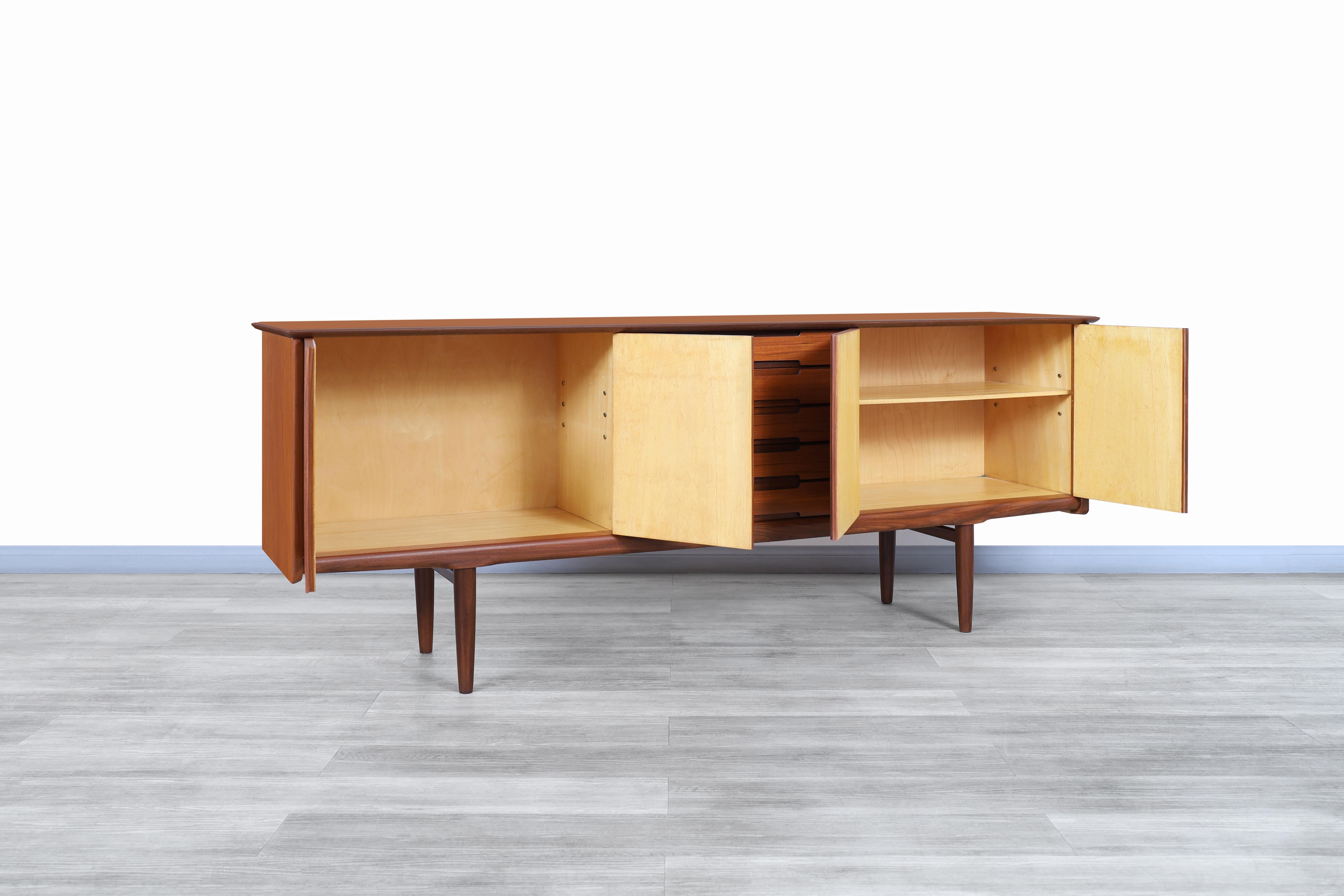 Mid-Century Modern Mid Century Norwegian Teak Credenza by Arnt Sorheim