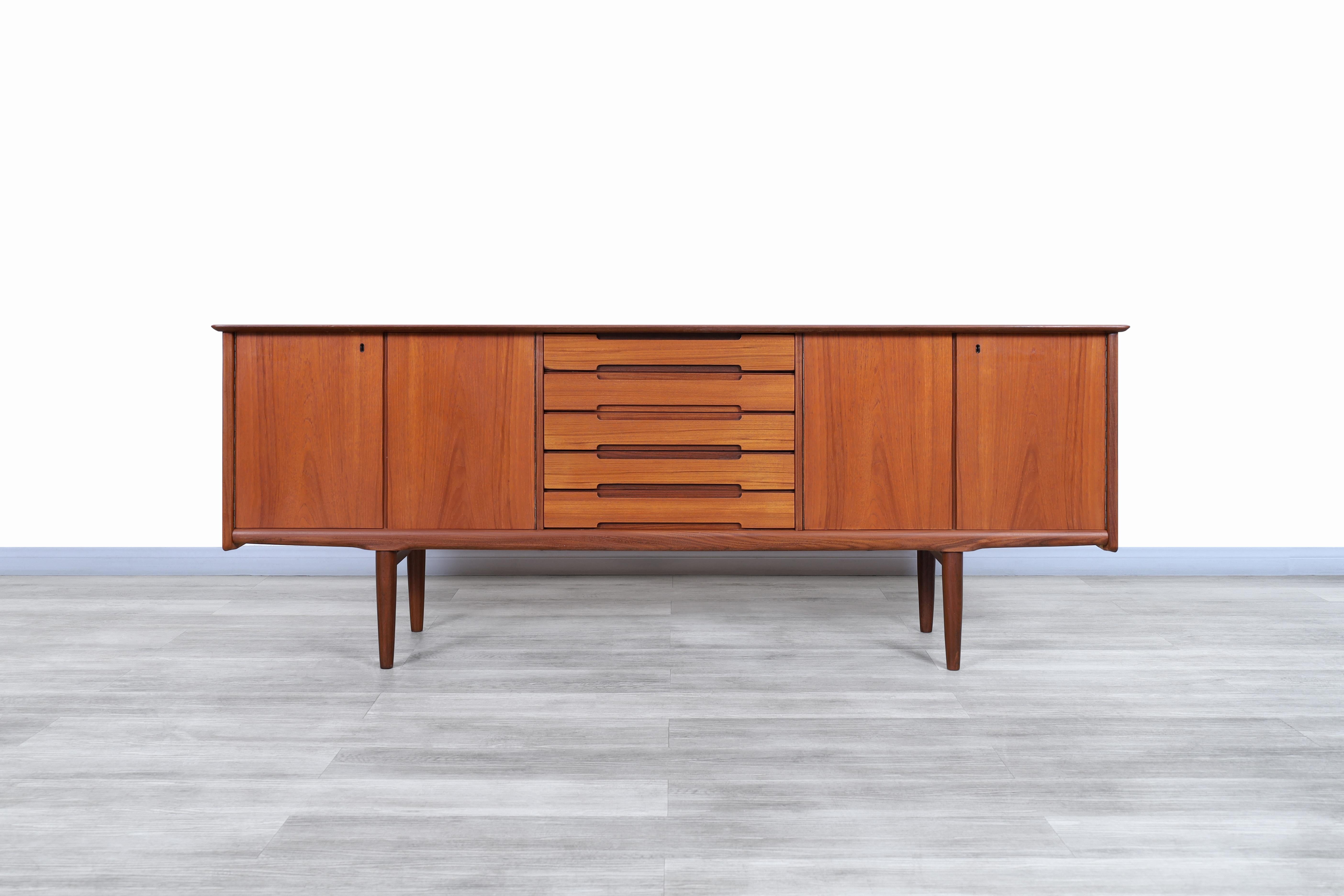 Mid Century Norwegian Teak Credenza by Arnt Sorheim 2