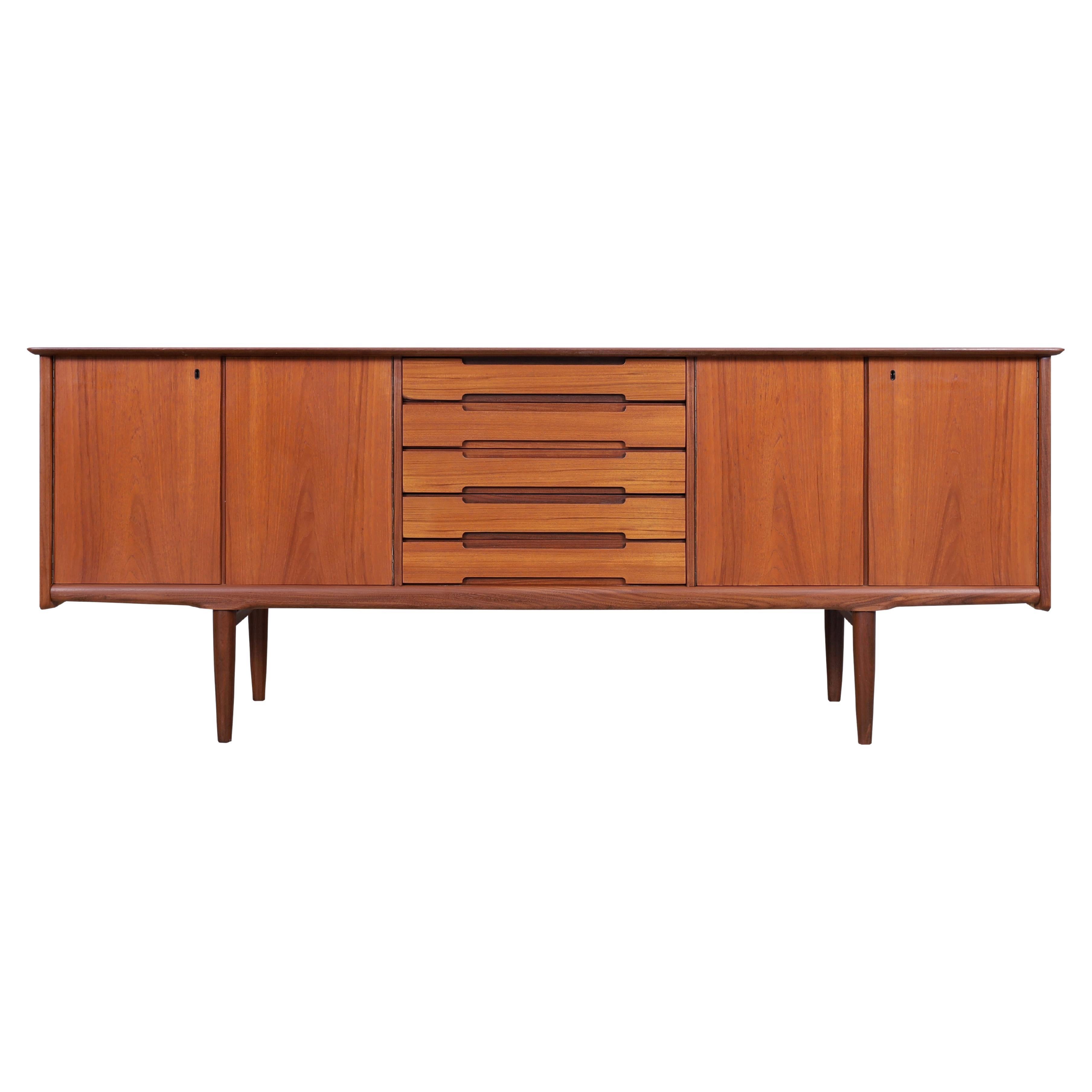 Mid Century Norwegian Teak Credenza by Arnt Sorheim