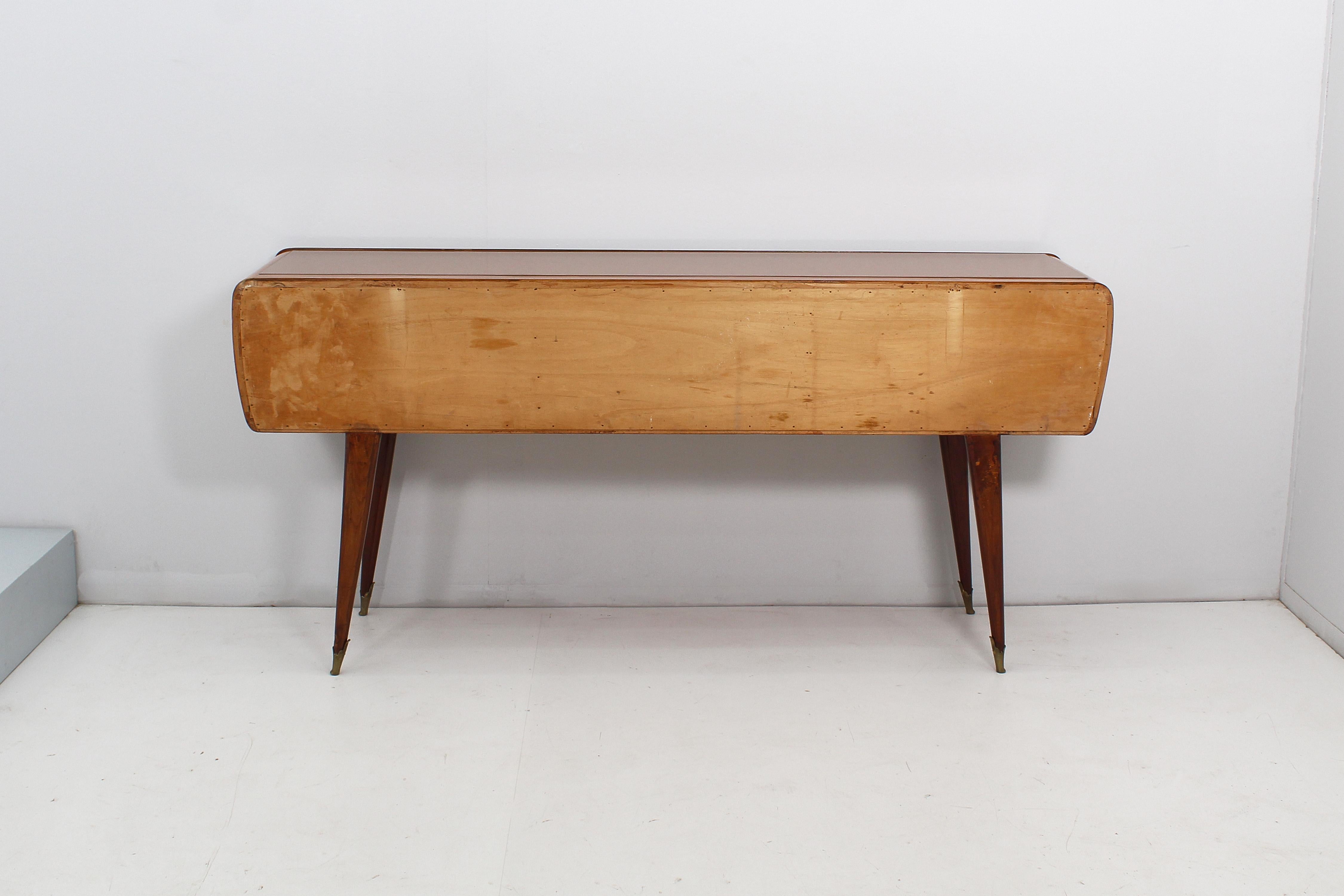 Mid-Century O. Borsani Briar Sideboard with Drawers, 50s Italy 2