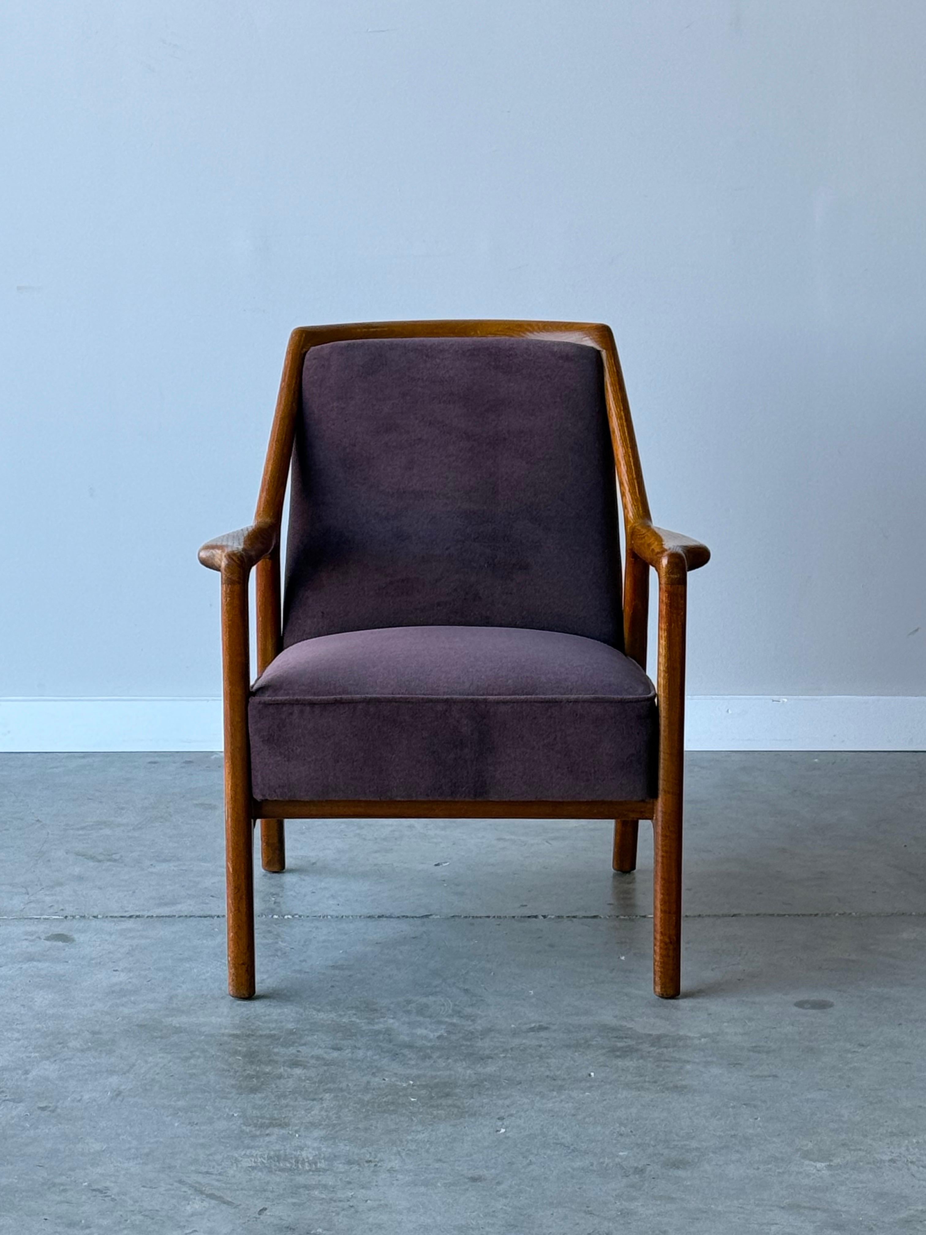 Mid-Century moderno Poltrona Mid-Century Oak di Jack Van der Molen in vendita