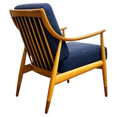 Mid-Century Oak Armchair by Peter Hvidt, France & Daverkosen, Denmark, 1950s