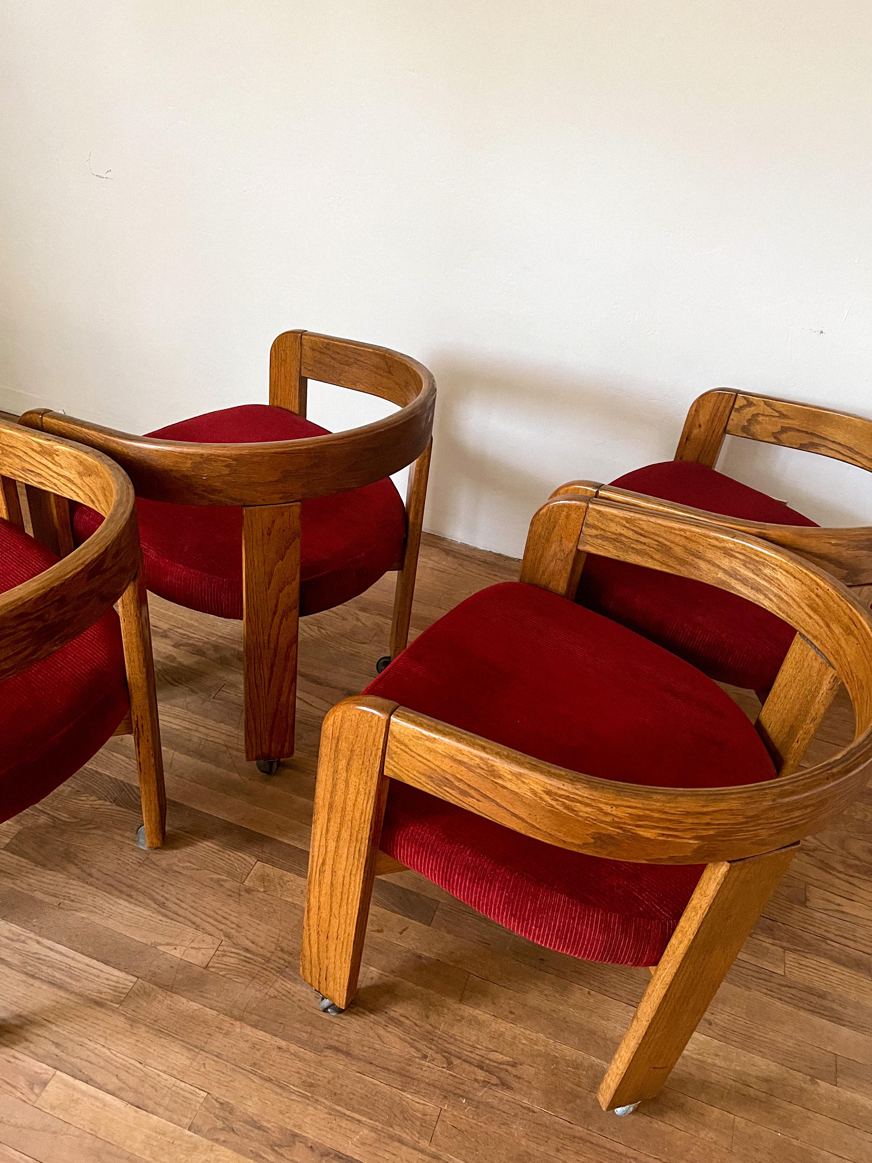 barrel dining chairs