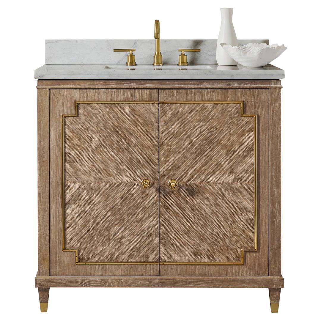 Vanità da bagno in Oak del Mid Century