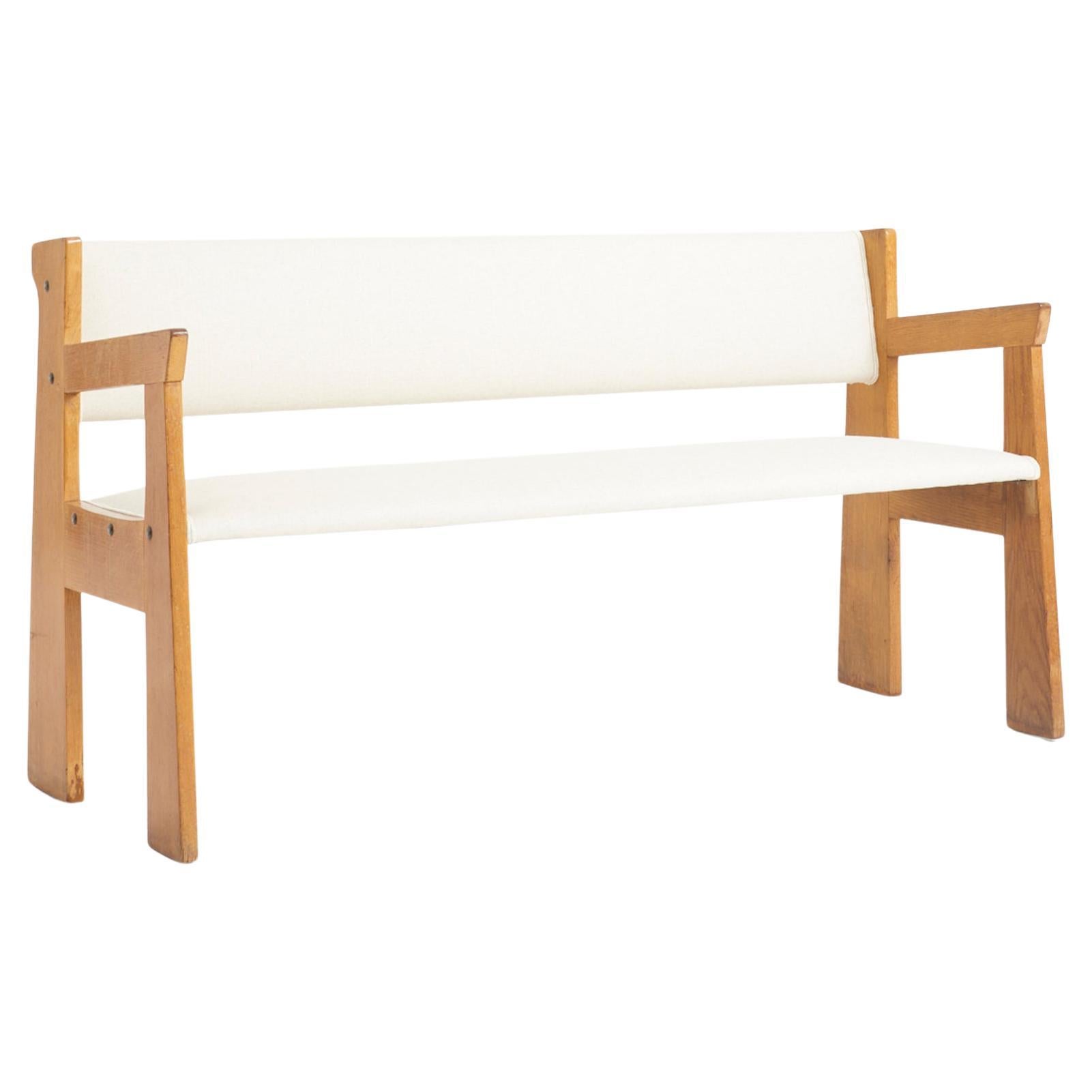 Panchina Mid-Century Oak