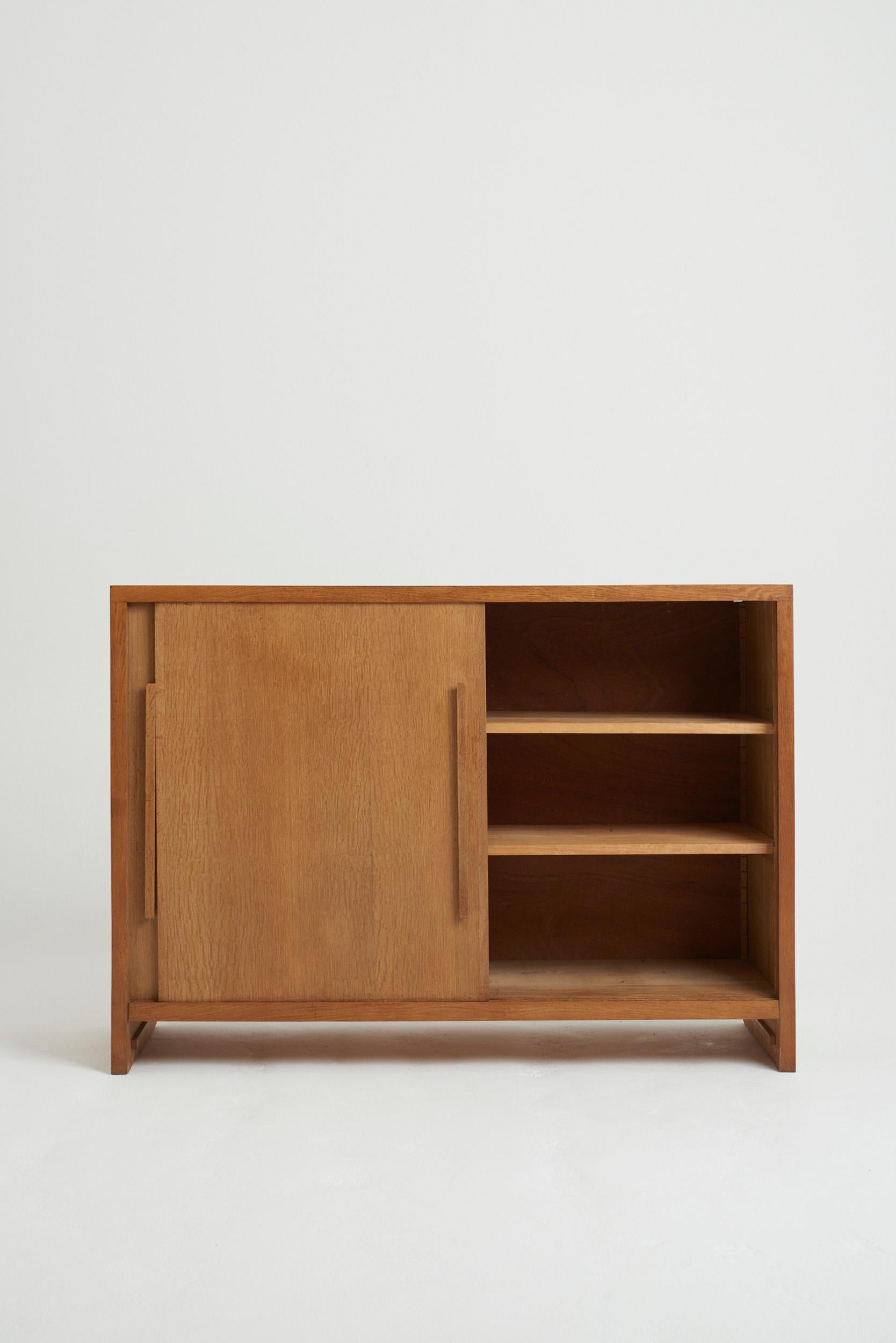 Mid-20th Century Mid-Century Oak Cabinet For Sale