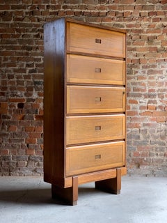Midcentury Oak Cabinet RAF Staverton, circa 1956 N0 1