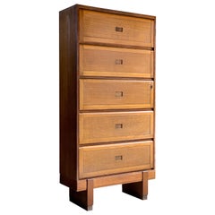 Midcentury Oak Cabinet RAF Staverton, circa 1956 N0 1