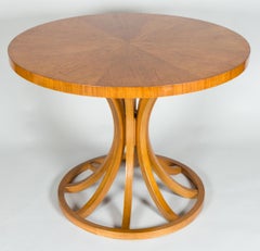 Midcentury Oak Center Table