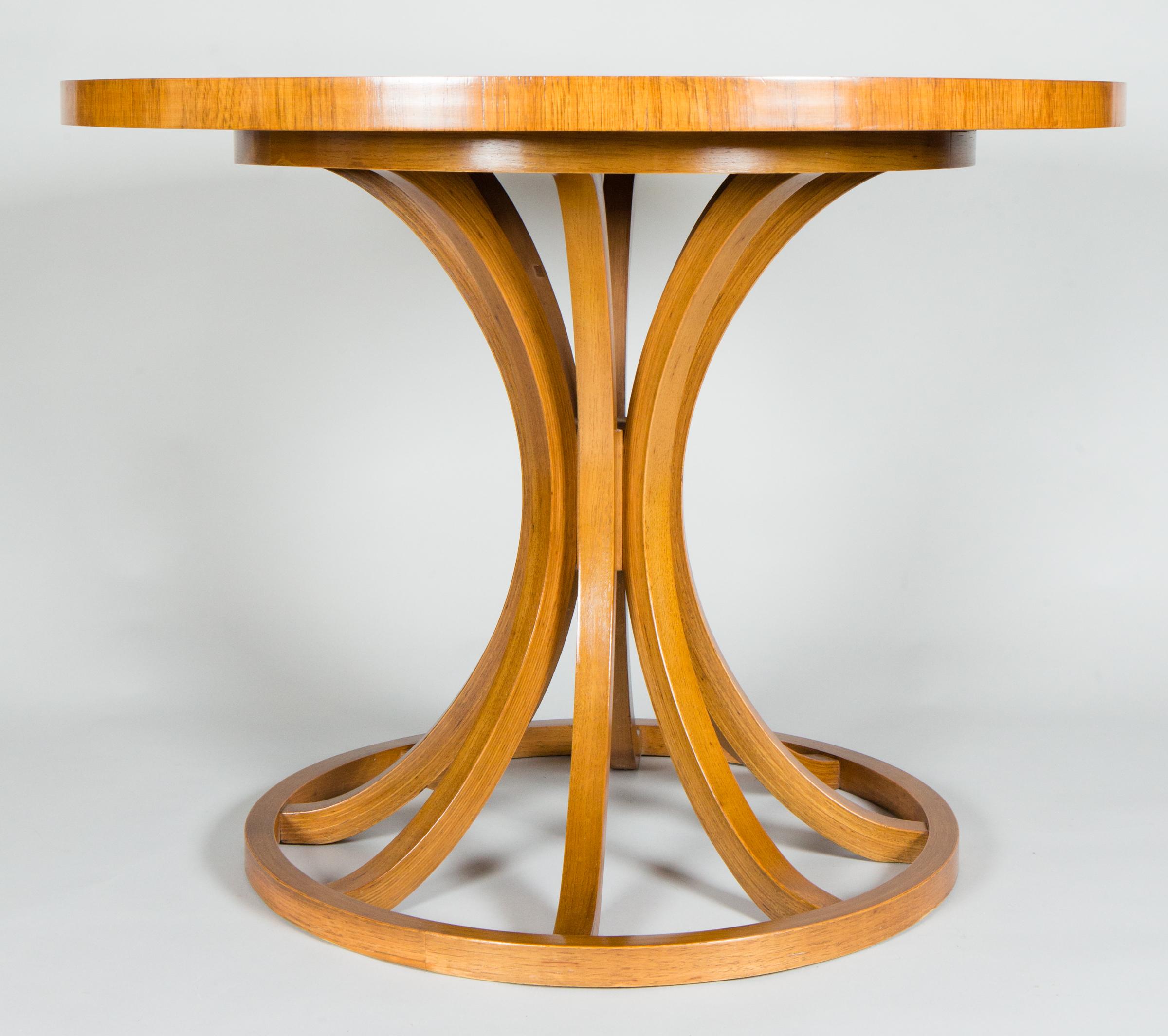 Mid-Century Modern Midcentury Oak Center Table For Sale